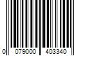 Barcode Image for UPC code 0079000403340