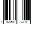 Barcode Image for UPC code 0079100774999