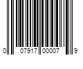 Barcode Image for UPC code 007917000079