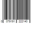 Barcode Image for UPC code 0079191222140