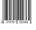 Barcode Image for UPC code 0079191222362