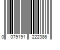 Barcode Image for UPC code 0079191222386