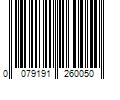 Barcode Image for UPC code 0079191260050