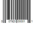 Barcode Image for UPC code 007920000011