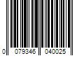 Barcode Image for UPC code 0079346040025