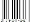 Barcode Image for UPC code 0079400403667