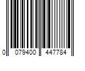 Barcode Image for UPC code 0079400447784