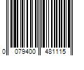 Barcode Image for UPC code 0079400481115. Product Name: Suave Brands Company LLC Suave Men Citrus Rush 3-in-1 Shampoo  Conditioner & Body Wash  Daily Clean  Citrus & Sandalwood  40 fl oz