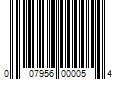 Barcode Image for UPC code 007956000054