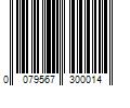 Barcode Image for UPC code 0079567300014