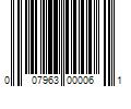 Barcode Image for UPC code 007963000061