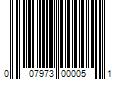 Barcode Image for UPC code 007973000051