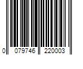 Barcode Image for UPC code 0079746220003