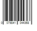 Barcode Image for UPC code 0079841044368