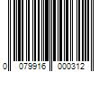 Barcode Image for UPC code 0079916000312