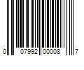 Barcode Image for UPC code 007992000087