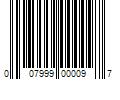 Barcode Image for UPC code 007999000097