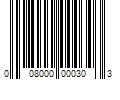 Barcode Image for UPC code 008000000303