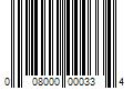 Barcode Image for UPC code 008000000334