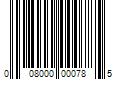 Barcode Image for UPC code 008000000785