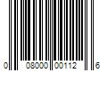 Barcode Image for UPC code 008000001126