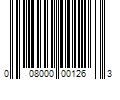 Barcode Image for UPC code 008000001263