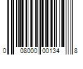 Barcode Image for UPC code 008000001348