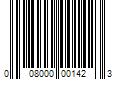 Barcode Image for UPC code 008000001423