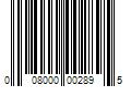 Barcode Image for UPC code 008000002895