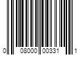 Barcode Image for UPC code 008000003311