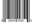 Barcode Image for UPC code 008000003519