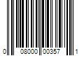 Barcode Image for UPC code 008000003571