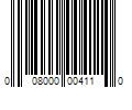 Barcode Image for UPC code 008000004110