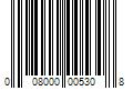 Barcode Image for UPC code 008000005308. Product Name: 