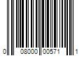 Barcode Image for UPC code 008000005711