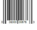 Barcode Image for UPC code 008000006763