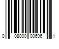 Barcode Image for UPC code 008000006961