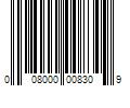 Barcode Image for UPC code 008000008309