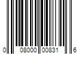 Barcode Image for UPC code 008000008316