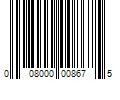 Barcode Image for UPC code 008000008675