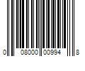 Barcode Image for UPC code 008000009948