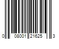 Barcode Image for UPC code 008001216253