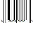 Barcode Image for UPC code 008005000063