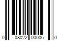 Barcode Image for UPC code 008022000060