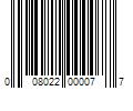 Barcode Image for UPC code 008022000077