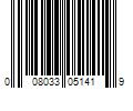 Barcode Image for UPC code 008033051419