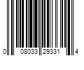 Barcode Image for UPC code 008033293314