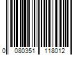 Barcode Image for UPC code 0080351118012