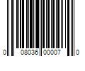 Barcode Image for UPC code 008036000070