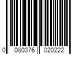 Barcode Image for UPC code 0080376020222